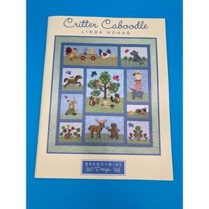 Critter Caboodle Quilt Pattern Book by Linda Hohag | Brandywine Design 2007